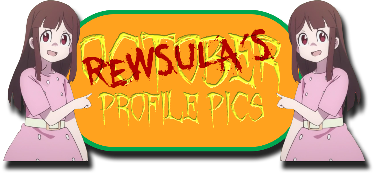 Rewsula's October Profile Pics